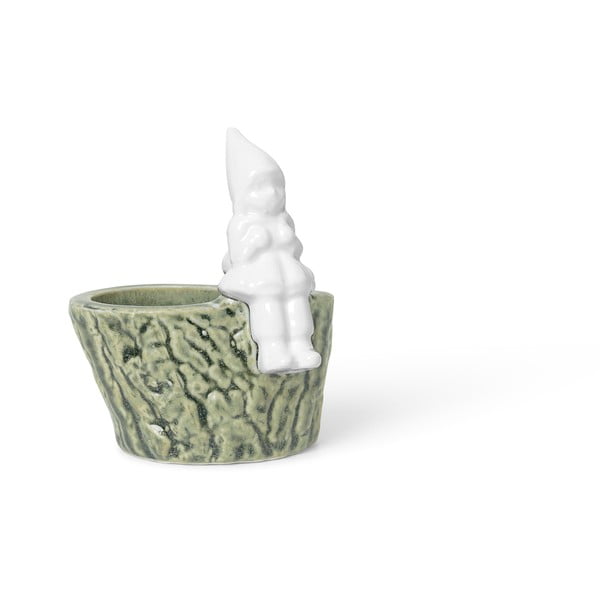 Kalėdinė žvakidė iš porceliano ir keramikos Kähler Design, ilgis 8,5 cm