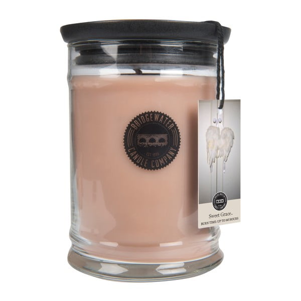 Rytietiško aromato žvakė stikliniame inde Bridgewater candle Company Sweet Grace, degimo trukmė 140-160 val.