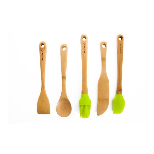 5 Bambum virtuvės įrankių rinkinys