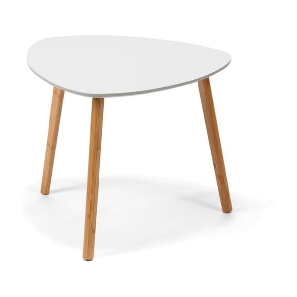 Baltas kavos staliukas loomi.design Viby, 55 x 55 cm