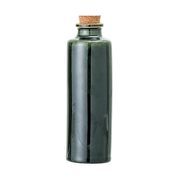 Žalias keraminis buteliukas su kamščiu Bloomingville Joelle, 650 ml