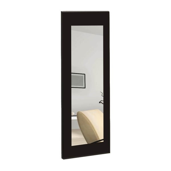 Sieninis veidrodis su juodu rėmu Oyo Concept Chiva, 40 x 120 cm