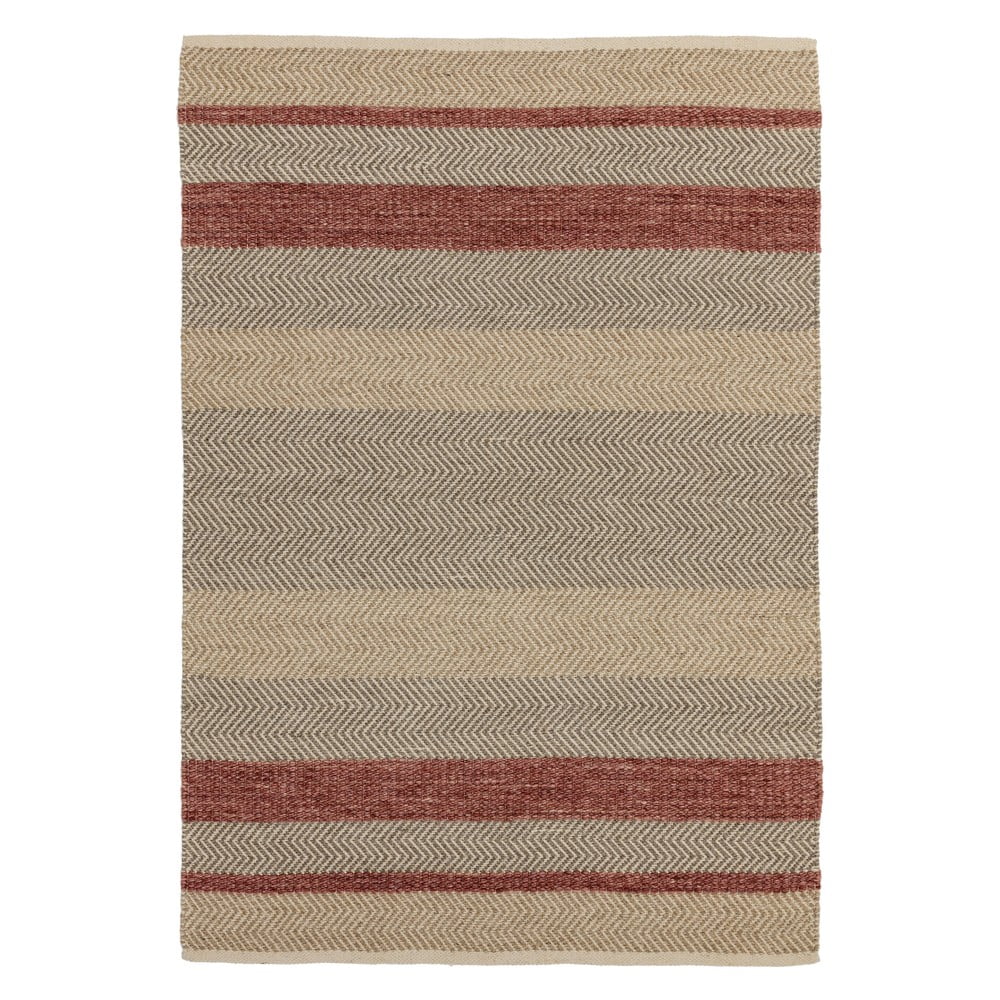 Rudos ir raudonos spalvos "Asiatic Carpets" kilimas "Fields", 120 x 170 cm