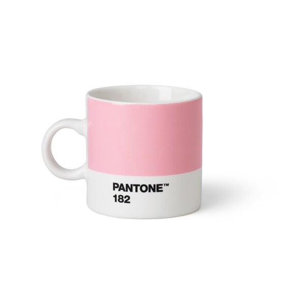 Šviesiai rožinis puodelis Pantone Espresso, 120 ml