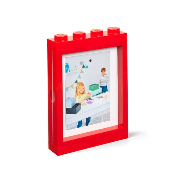 Raudonas nuotraukų rėmelis LEGO®, 19,3 x 26,8 cm
