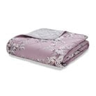 Šviesiai violetinės spalvos dygsniuotas lovos užtiesalas Catherine Lansfield Canterbury Rose, 220 x 230 cm