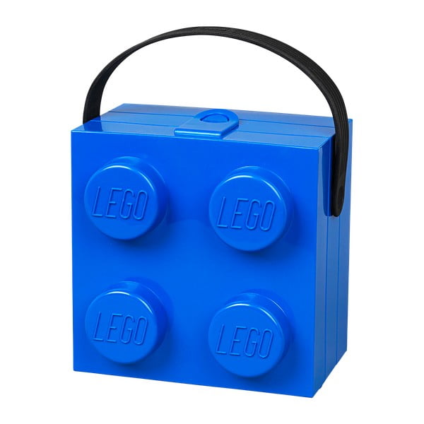 Mėlyna daiktadėžė su rankena LEGO®