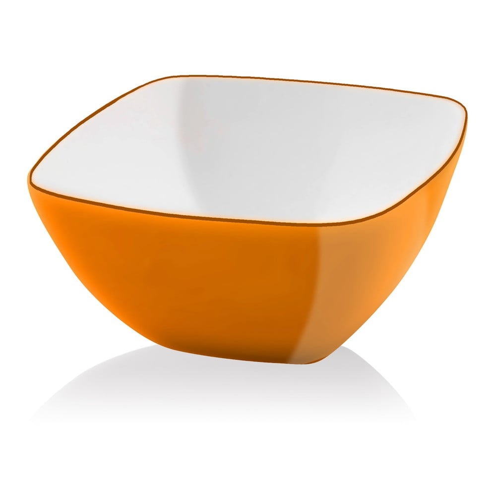 Oranžinė salotinė Vialli Design, 14 cm