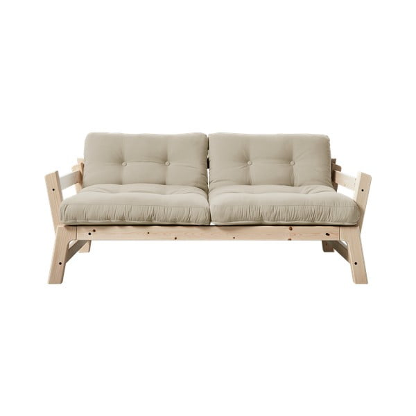 Išlankstoma sofa Karup Design Step Natural Clear/Beige