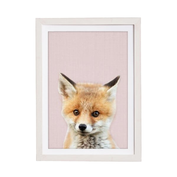 Paveikslas rėmuose Querido Bestiario Baby Fox, 30 x 40 cm