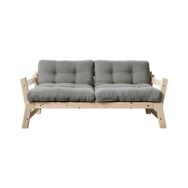 Išlankstoma sofa Karup Design Step Natural Clear/Grey