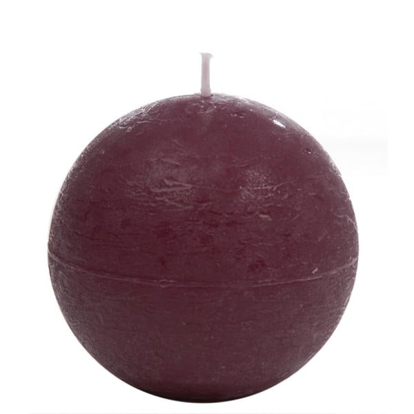 Violetinės spalvos rutuliuko formos žvakė J-Line Globe
