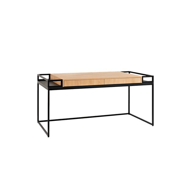 Darbo stalas su juodu rėmu Custom Form