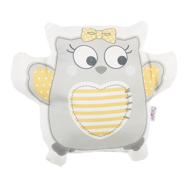 Vaikiška pagalvėlė Mike & Co. NEW YORK Pillow Toy Owl, 32 x 26 cm
