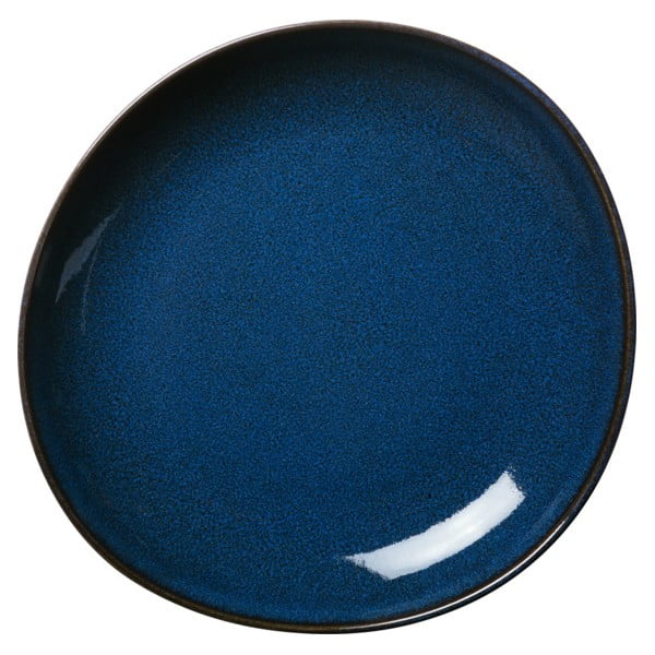 Tamsiai mėlynas molinis dubuo Villeroy & Boch Like Lave, 27 x 28 cm