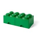 Žalia laikymo dėžė su 2 LEGO® stalčiais