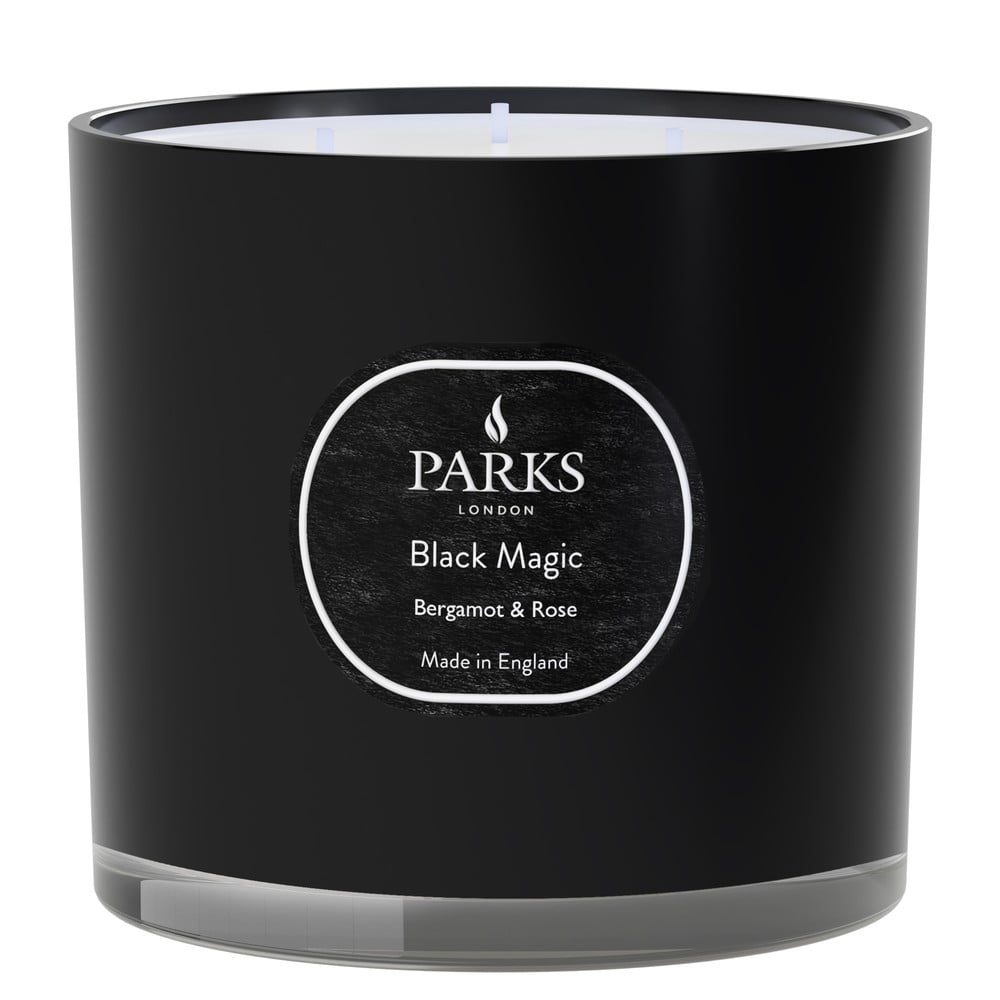 Žvakės "Parks Candles London", 80 valandų degimo, bergamočių ir rožių kvapas