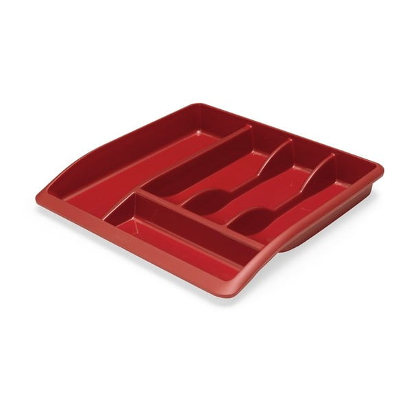 Raudonas stalo įrankių dėklas Addis Classic, 40 x 38,5 cm