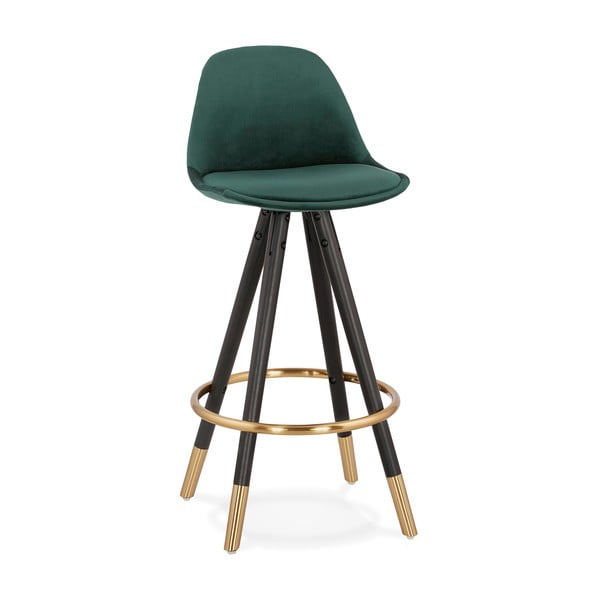 Tamsiai žalia Kokoon Carry mini baro kėdė, sėdynės aukštis 65 cm