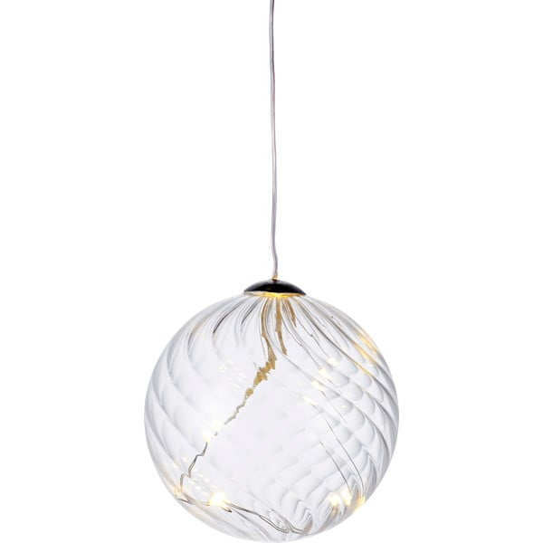LED šviesos dekoracija Sirius Wave Ball, Ø 8 cm