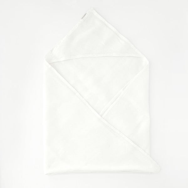 Vaikiškas baltas lininis rankšluostis Linen Tales Waffle, 70 x 70 cm