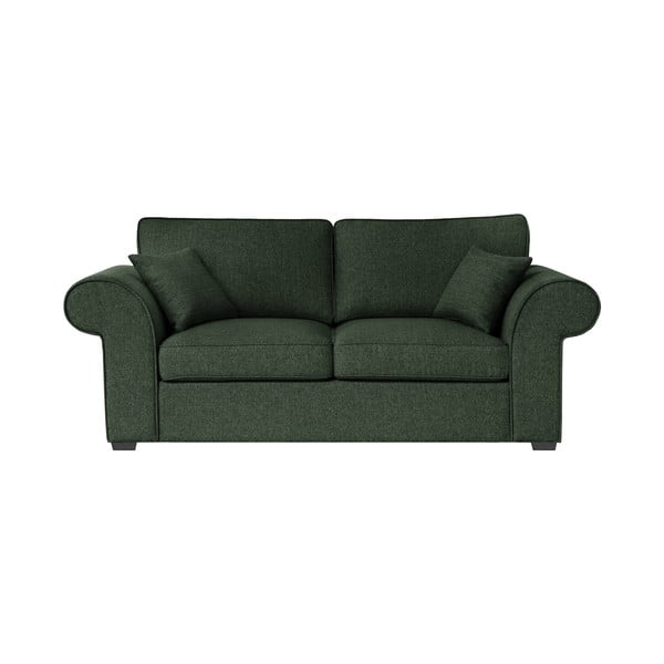 Tamsiai žalia sofa-lova Jalouse Maison Ivy, 200 cm