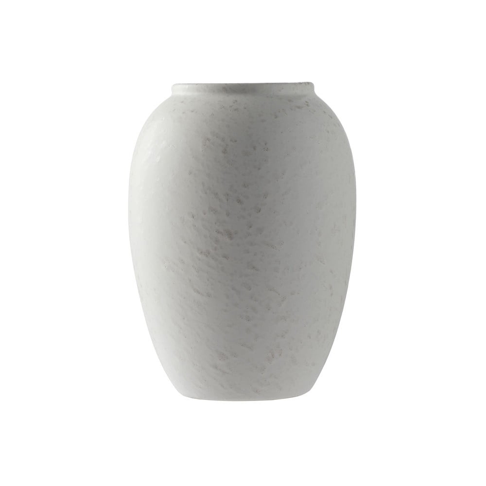 Kreminės keramikos vaza "Bitz Basics Matte Cream", aukštis 20 cm