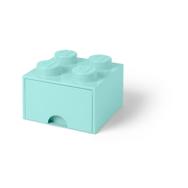 Šviesiai mėlynos spalvos kvadratinė daiktadėžė LEGO®