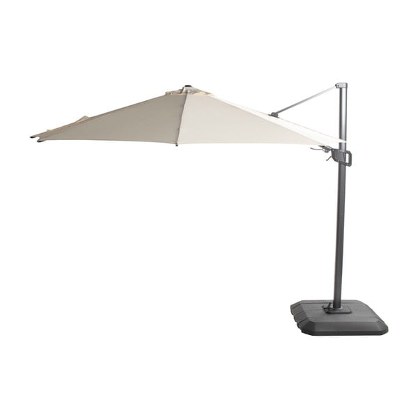 Šviesiai pilkas pakabinamas skėtis Hartman Shadowflex, ø 300 cm