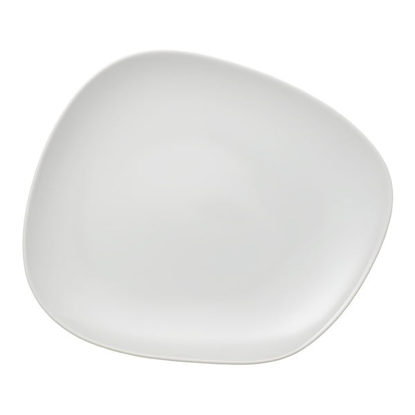 Balta porcelianinė lėkštė Villeroy & Boch Like Organic, 27 cm