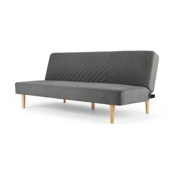 Tamsiai pilka sofa-lova Bonami Essentials Claudia