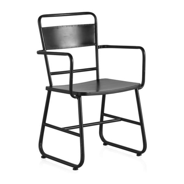 Juodos spalvos metalinė darbo kėdė Geese Gerome