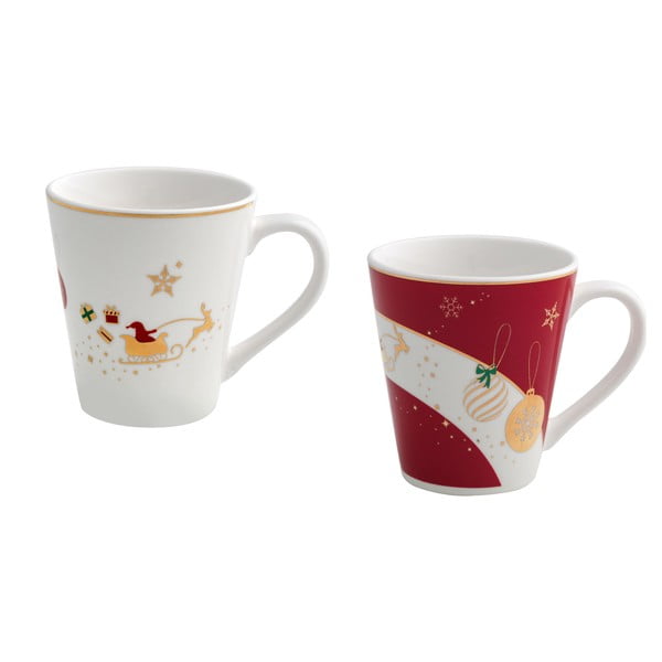 2 porcelianinių puodelių rinkinys su kalėdiniu motyvu Brandani Alleluia