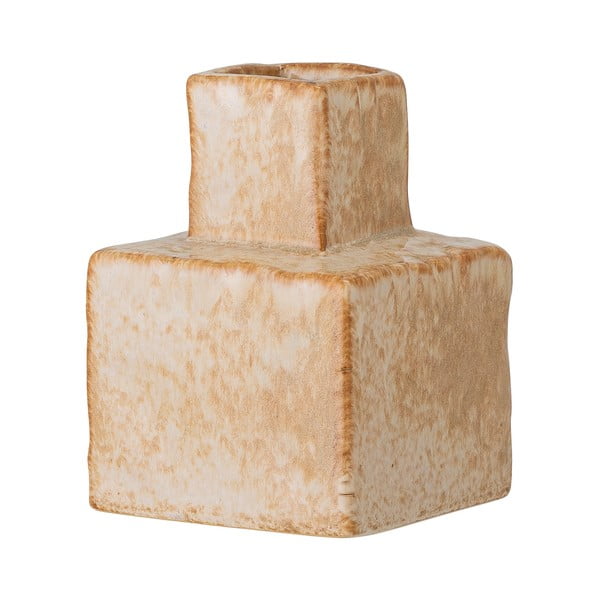Smėlio spalvos molinė vaza Bloomingville Biba, aukštis 11 cm