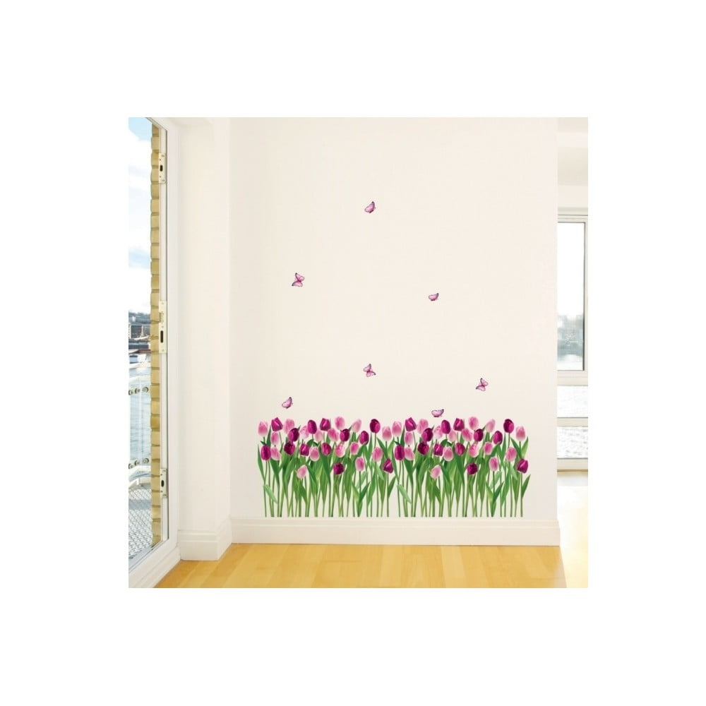 Sienų lipdukų rinkinys Ambiance Dreaming Tulips
