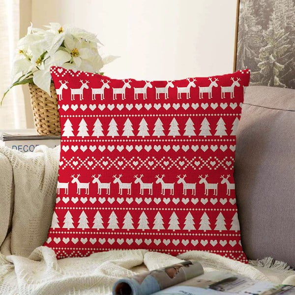 Kalėdinis pagalvės užvalkalas Minimalist Cushion Covers Merry Christmas, 55 x 55 cm