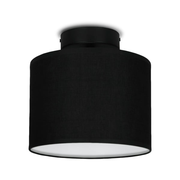 Juodas lubinis šviestuvas Sotto Luce Mika XS CP, ⌀ 20 cm