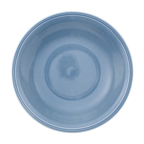Mėlyna porcelianinė gili lėkštė Villeroy & Boch Like Color Loop, ø 23,5 cm