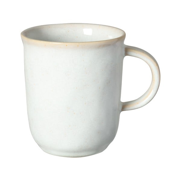 Baltas akmens masės puodelis su rankena Costa Nova Roda, 330 ml