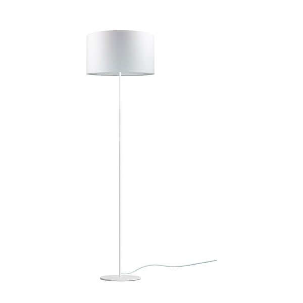 Baltas grindų šviestuvas Sotto Luce Mika, ⌀ 40 cm