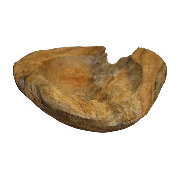 Vaisių dubuo iš tikmedžio HSM Collection Mara, ⌀ 20 cm