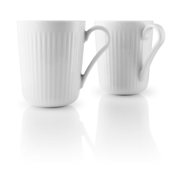 2 baltų porcelianinių puodelių rinkinys Eva Solo Legio Nova, 340 ml