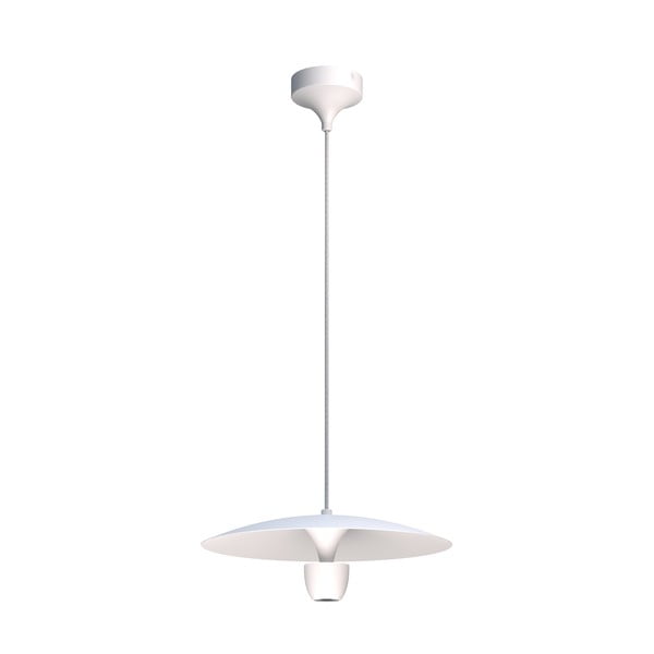 Baltas pakabinamas šviestuvas SULION Poppins, aukštis 150 cm