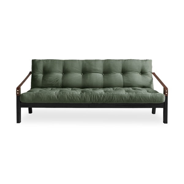 Sulankstoma sofa Karup Design Poetry Black/Olive Green