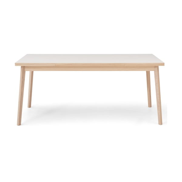 Išskleidžiamas valgomojo stalas su baltu stalviršiu Hammel Single, 180 x 90 cm