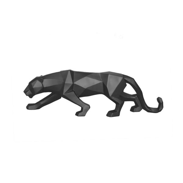 Matinės juodos spalvos dekoratyvinė figūrėlė PT LIVING Origami Panther