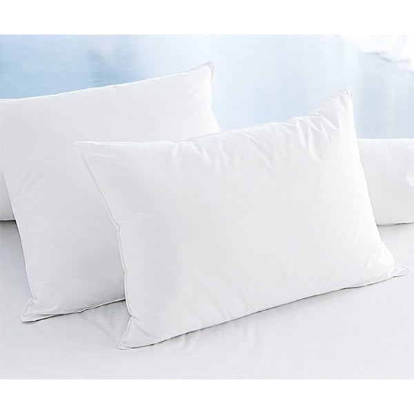 2 mikropluošto pagalvių rinkinys, baltos spalvos, 50 x 70 cm