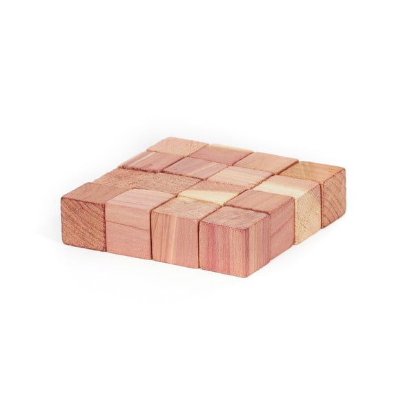 16 kedro medienos blokų rinkinys, skirtas spintai Compactor