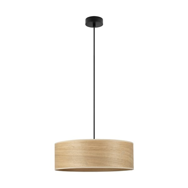 Pakabinamas šviestuvas iš ąžuolo medienos Sotto Luce TSURI XL, ø 45 cm