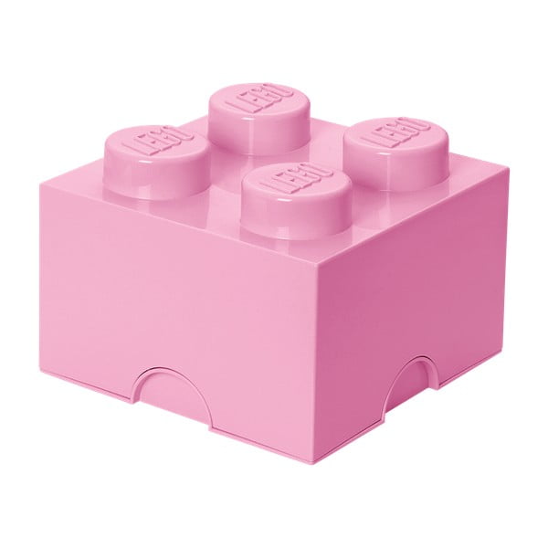 Šviesiai rožinė kvadratinė dėžutė LEGO®